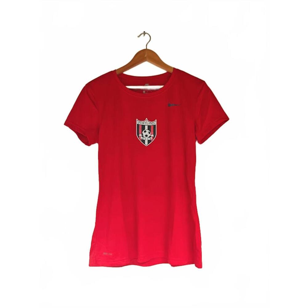 Nike Portland Soccer Red Jersey T-Shirt Women’s M
